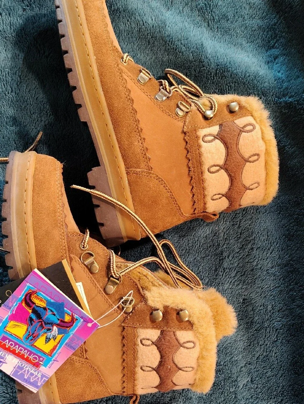 Brown Faux-Fur Lined Winter Boots